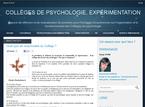 Collèges psychologie, expérimentation