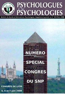 Prochain Congrès du SNP, Lyon, 5-7 Juin 2009 Prochain Congrès du SNP, Lyon, 5-7 Juin 2009