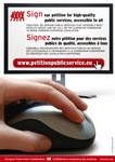 Pour des services publics de qualité, accessibles à tous - pétition européenne de la confédération des syndicats de l'Europe Pour des services publics de qualité, accessibles à tous - pétition européenne de la confédération des syndicats de l'Europe