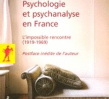 OHAYON A.: Psychologie et psychanalyse en France. La Découverte, 2006