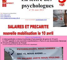 10/04/2014 Grève nationale et manifestation des psychologues