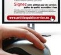Pour des services publics de qualité, accessibles à tous - pétition européenne de la confédération des syndicats de l'Europe