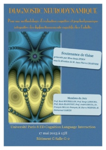 Diagnostic " neurodynamique ". Soutenance de ma thèse en psychologie. Diagnostic " neurodynamique ". Soutenance de ma thèse en psychologie.